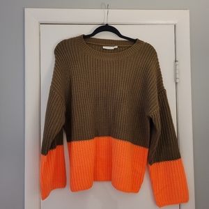 Colorblock sweater